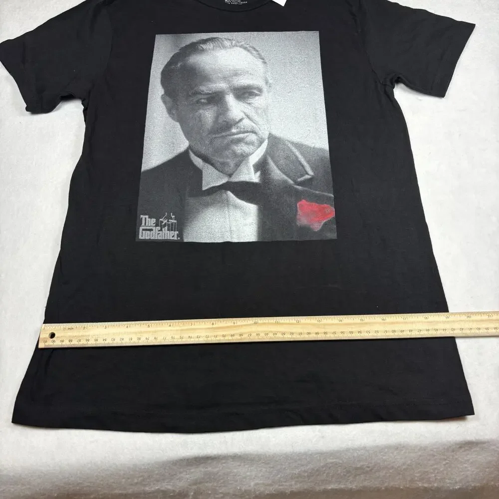 AMERICAN CLASSICS THE GODFATHER MARLON BRANDO GRAPHIC T-SHIRT MEDIUM NWT $25